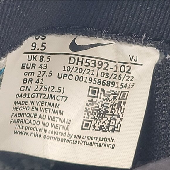 Nike React Infinity Run FK 3 Men's White Blue Running Shoes DH5392-102 US Sz 9.5 - Picture 10 of 10